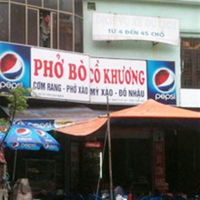 Phở Bò Cồ Khương
