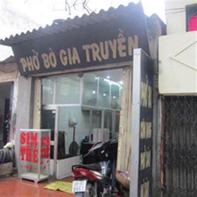 Phở Bò Gia Truyền