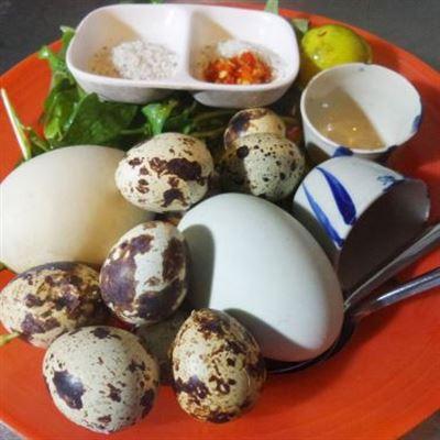 Trứng Vịt Lộn – Trứng Cút Lộn