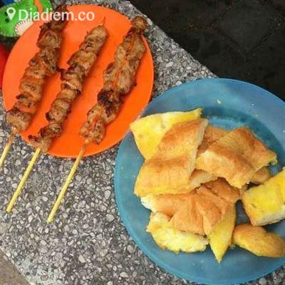 Thịt Xiên Nướng & Bánh Mì Bơ – Hồ Đắc Di